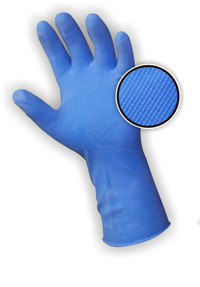 Blue Dishwashing Gloves